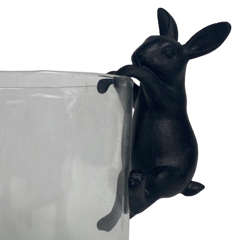 Rabbit hanging - black