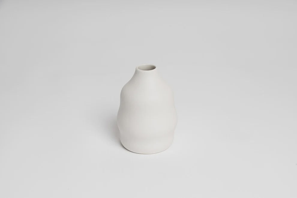 Vase - White Rosie