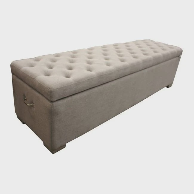 Blanket box - linen