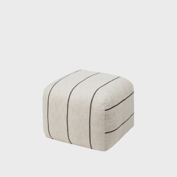 Pouf - Beige/black