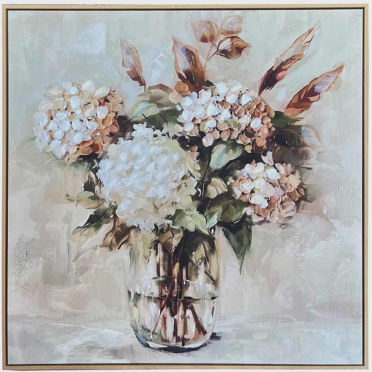 Canvas - Hydrangea natural