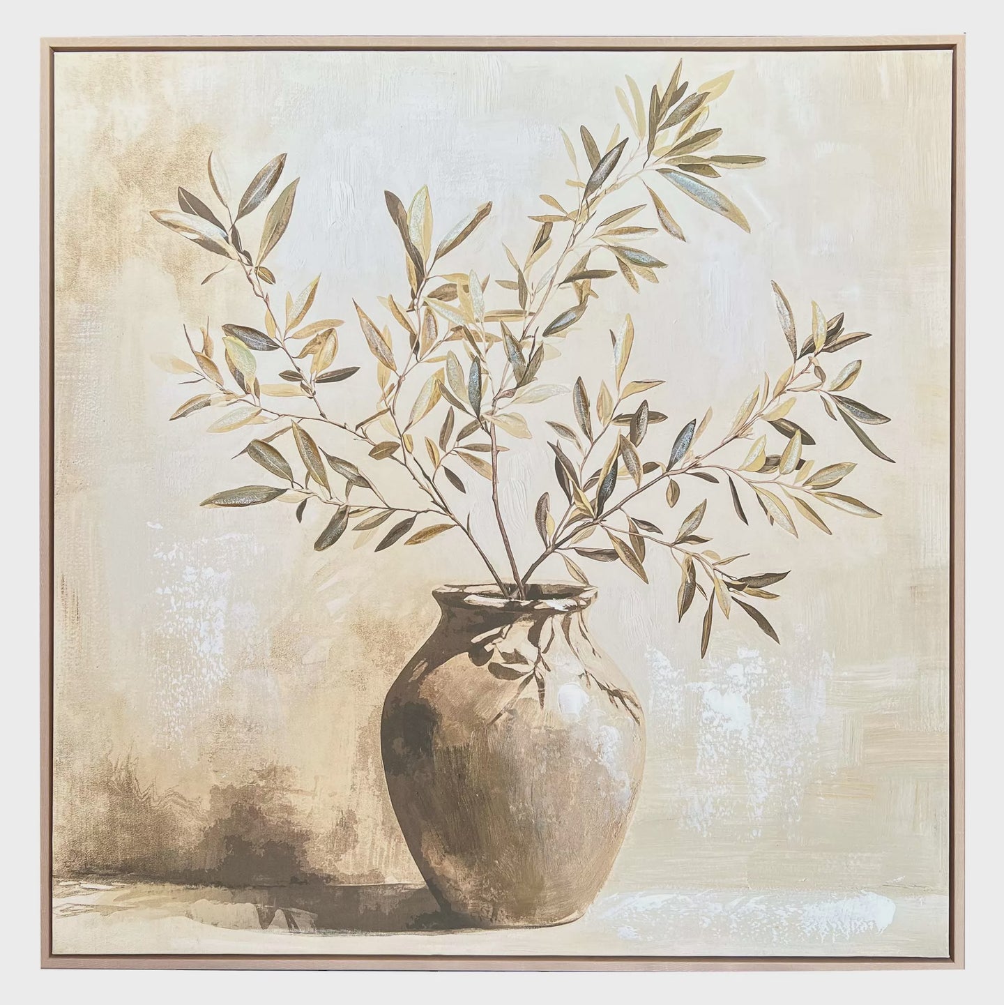 Canvas - Olives natural frame