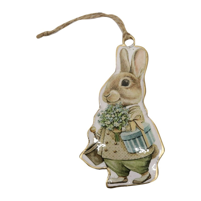 Bunny - Hanging tin giftbox