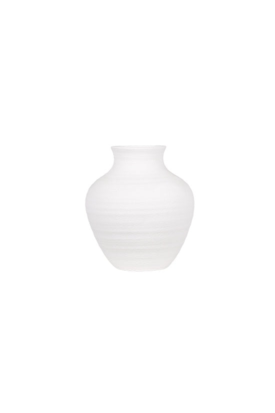 Urn - white vase shape small