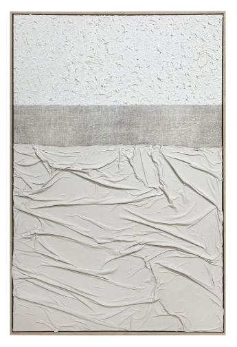 Canvas -white & grey textured