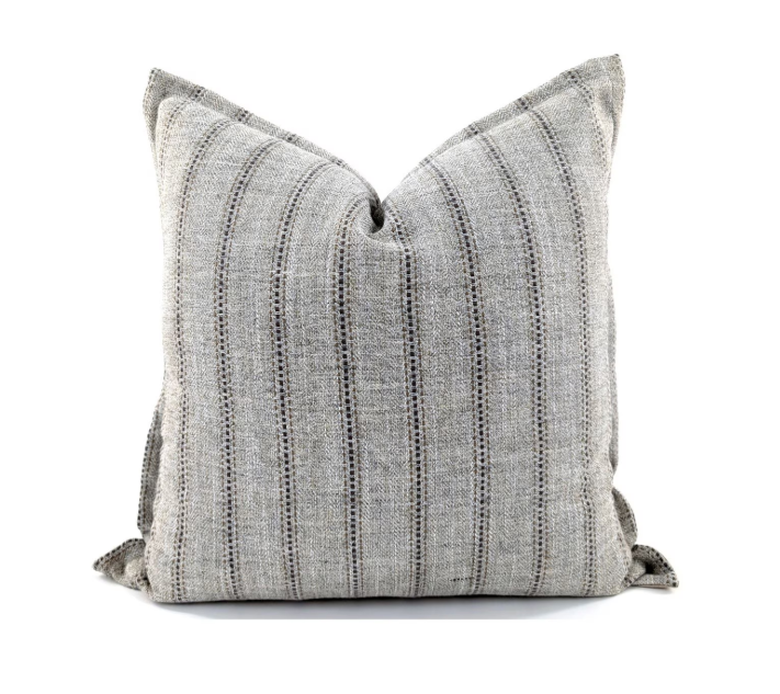 Cushion - Grey thin stripe