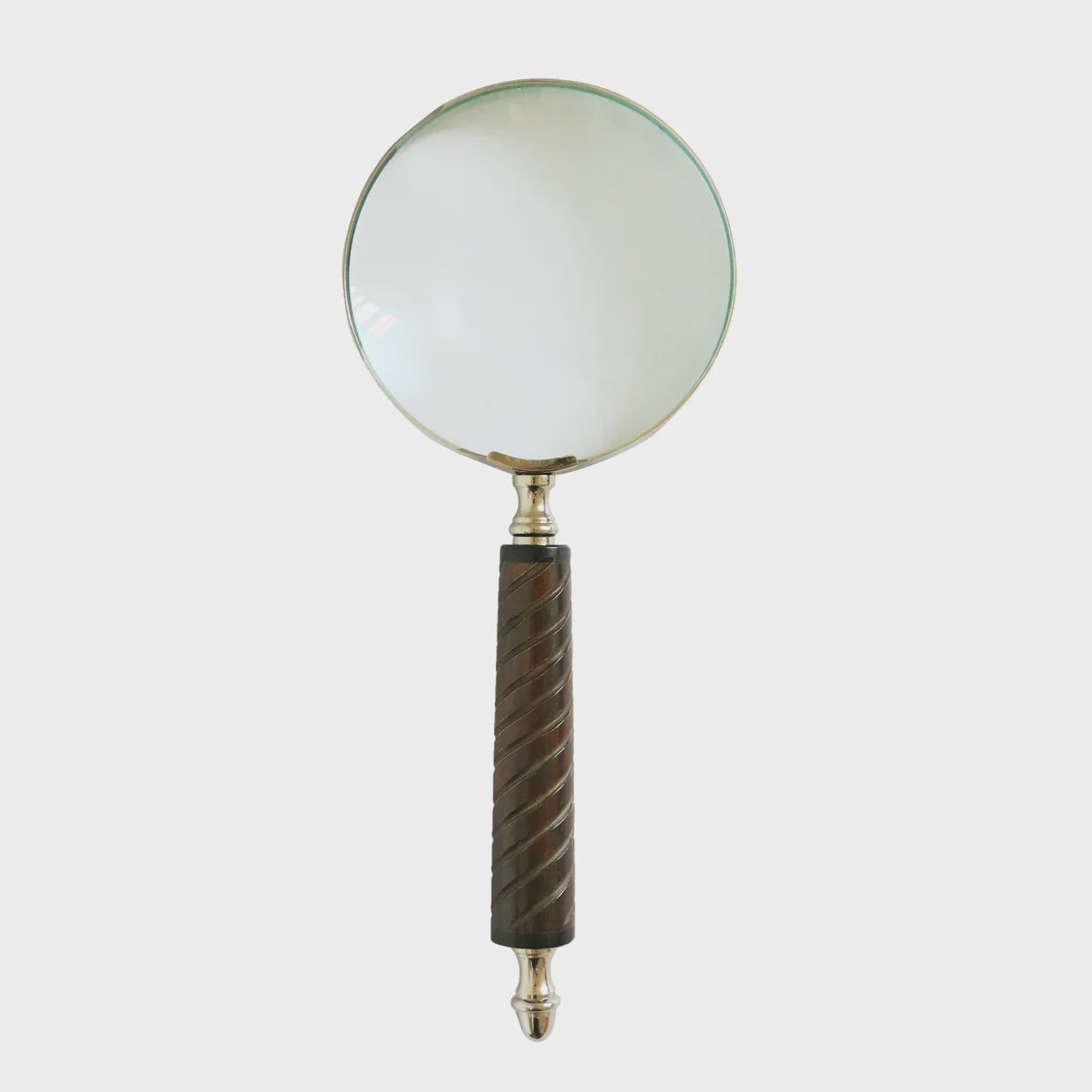 Magnifying glass - Twisted bone handle