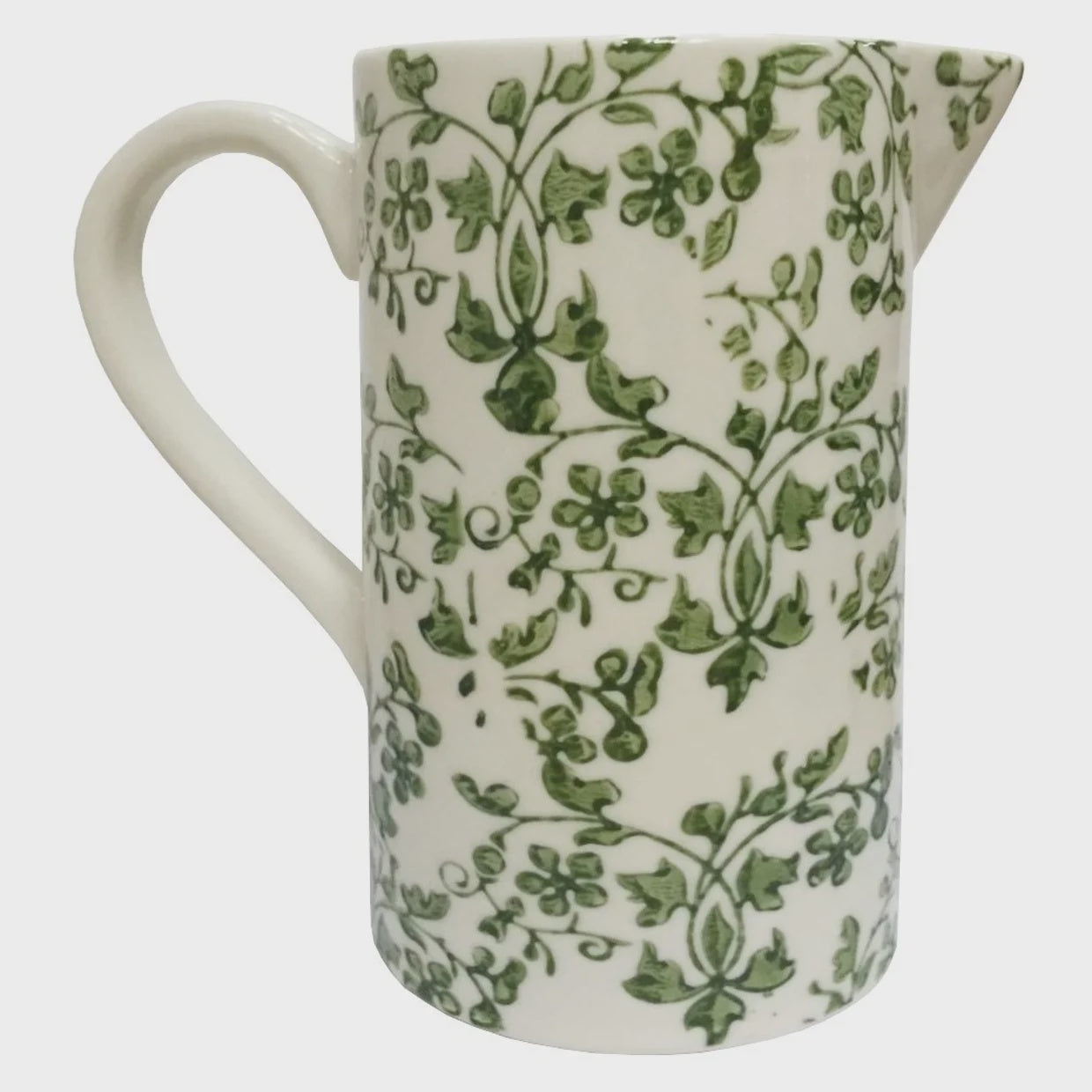 Jug-Florentine Handpainted/Green