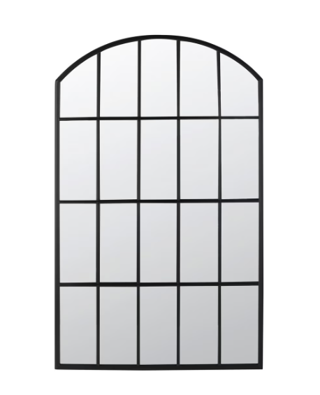 Mirror - Black Arched garden