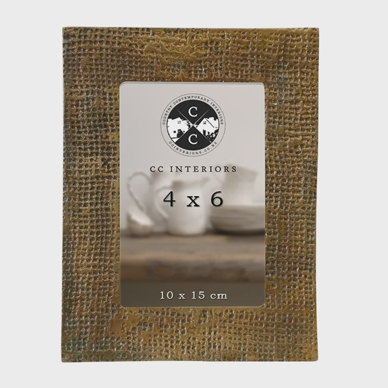 Photo frame - Antique brass 6x4