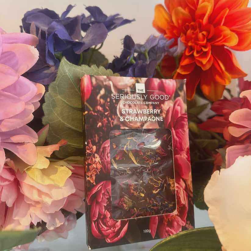 Chocolate - Strawberry & Champagne Dark Block