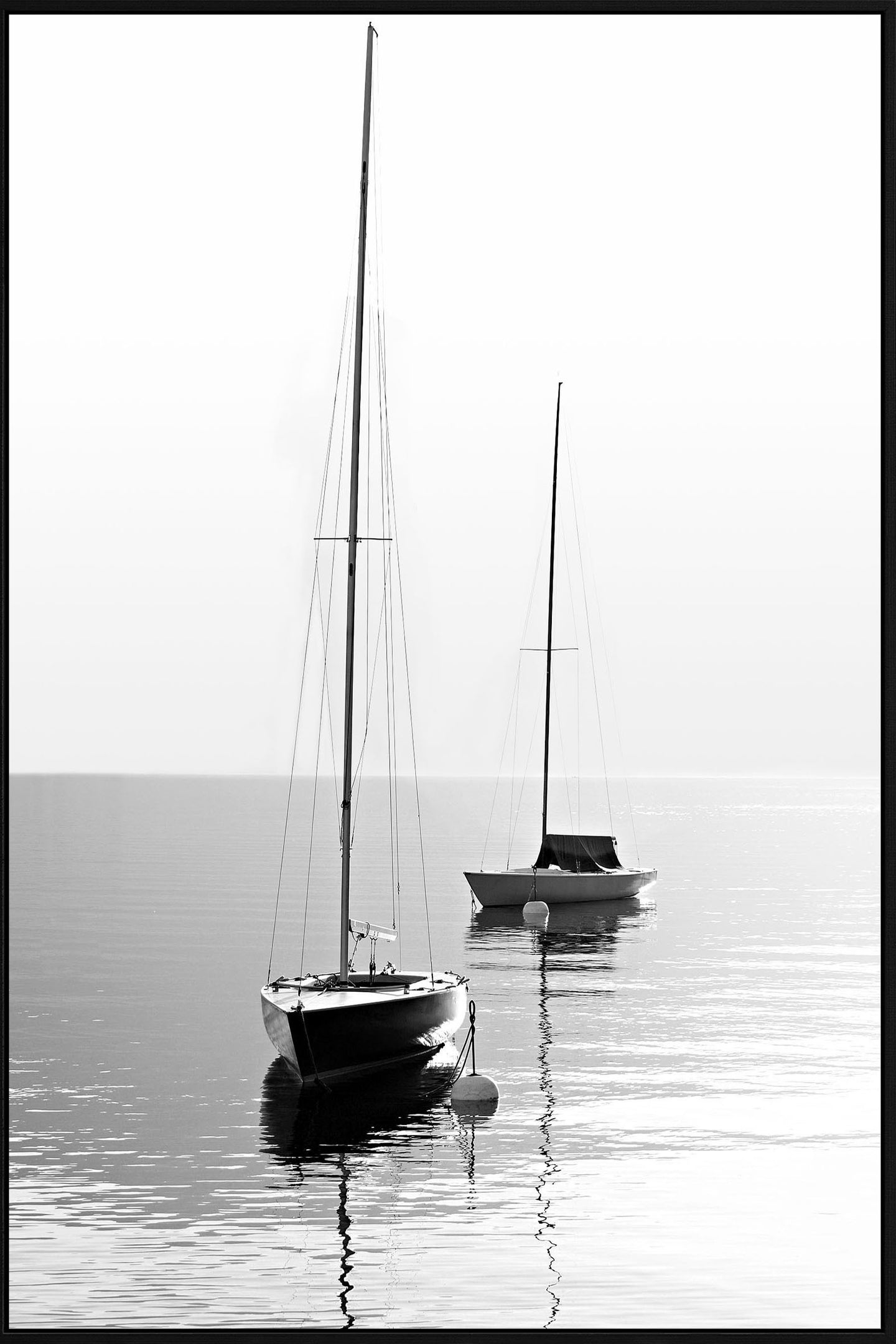 Canvas - boats - Becalmed