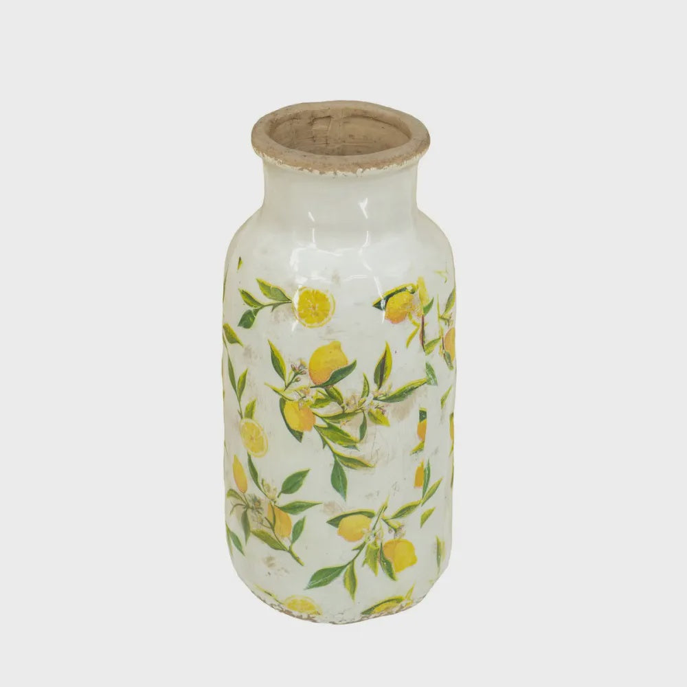 Vase - Lemon and leaves Small