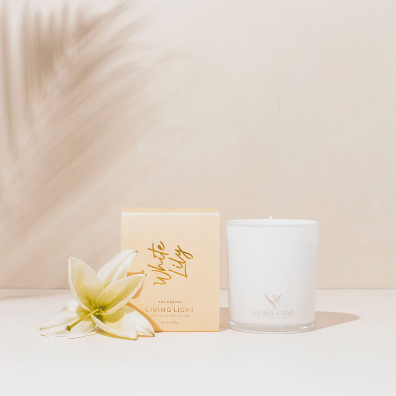 Candle - White Lily Soy Large