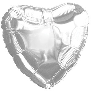Balloon - Heart silver