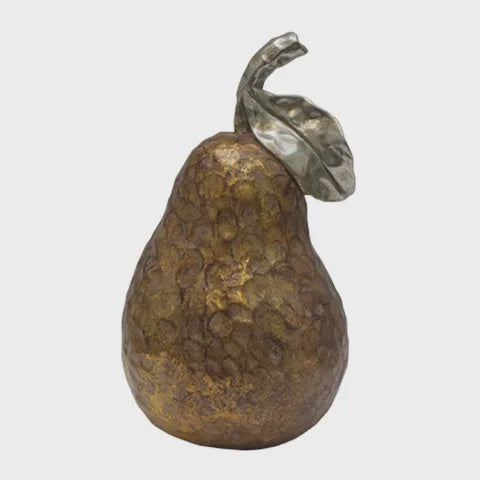 Pear - Gold/Silver Large