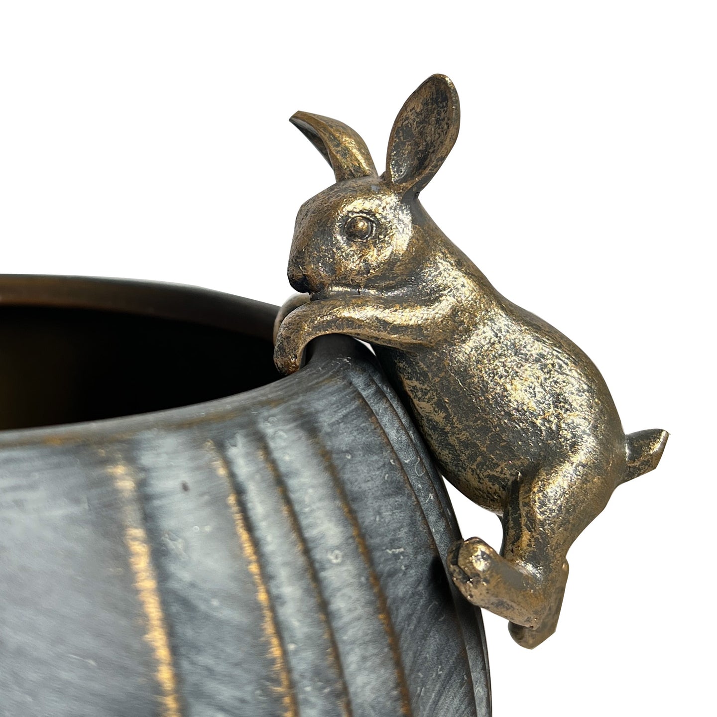 Rabbit hanging - Antique brass