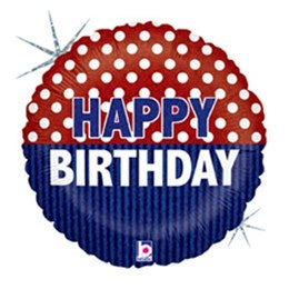 Balloon - Large Birthday Nautical