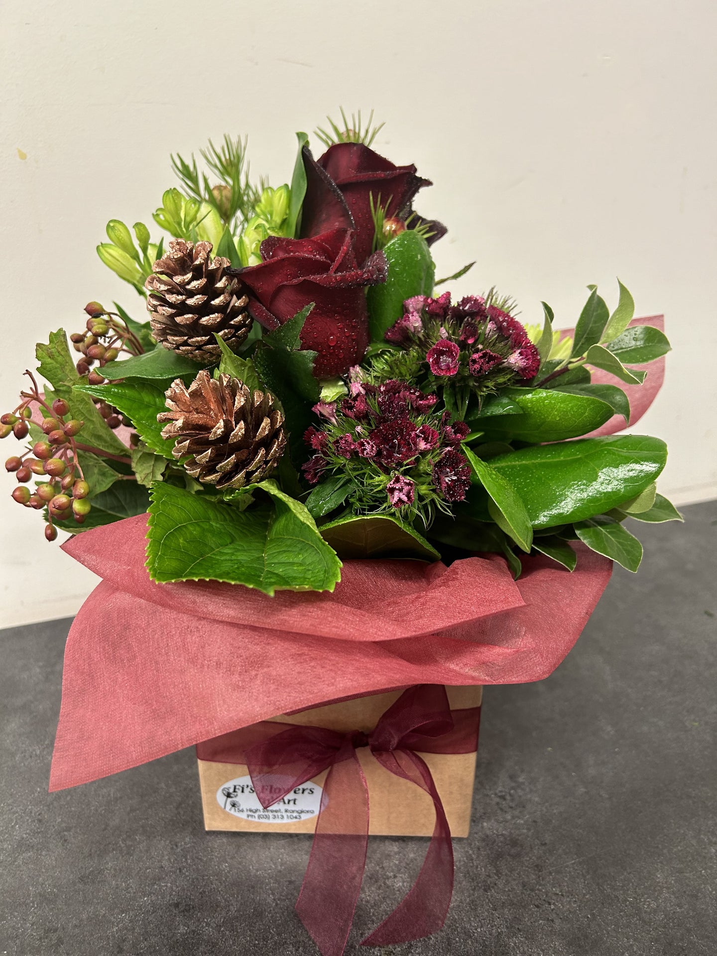 Christmas Posy box