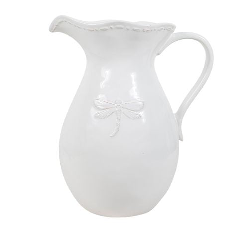 Jug - Dragonfly White Large