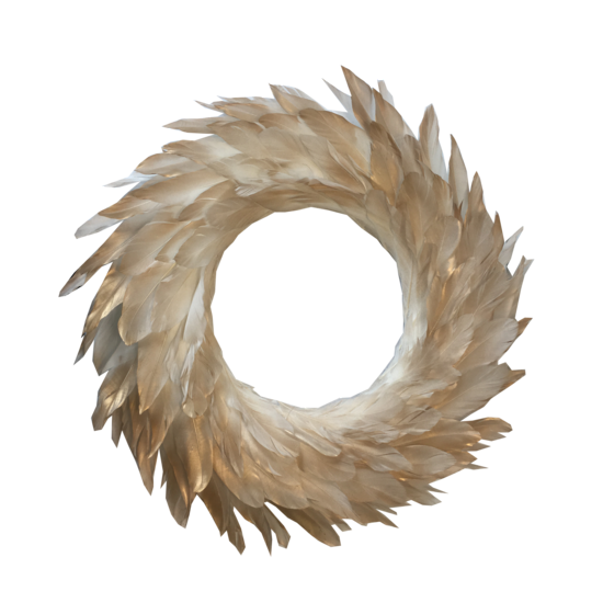 Feather Wreath 47cm