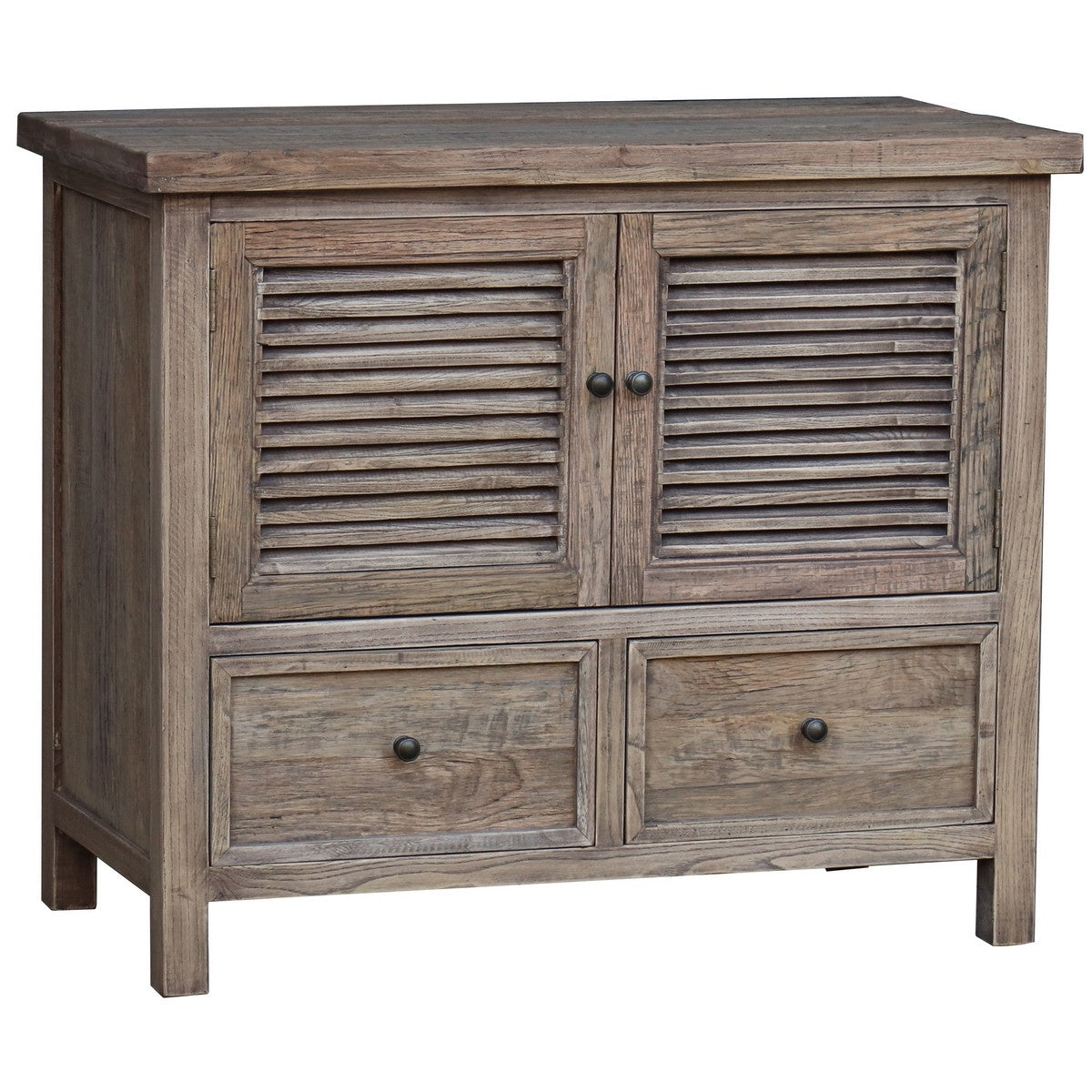 Console - Reclaimed oak draws & cupboard