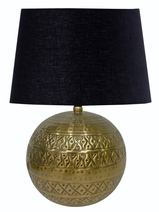 Table lamp - Antique brass/black