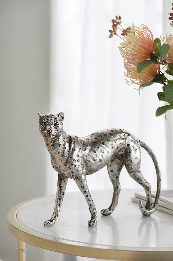 Leopard - Silver Standing