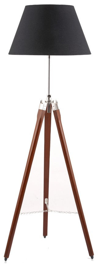 Lamp - Floor tripod black shade