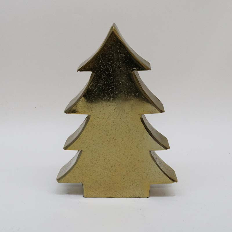 Christmas Tree - Aluminium Gold