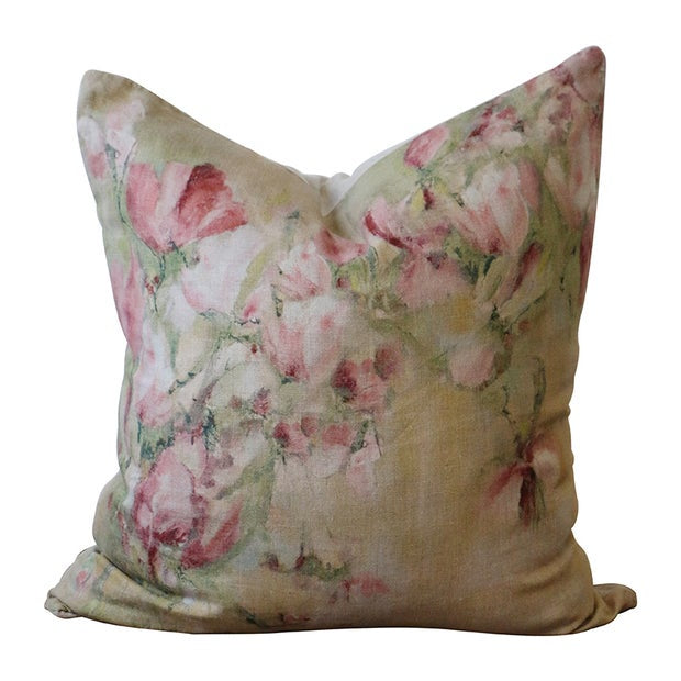 Cushion-Magnolia Limone Linen