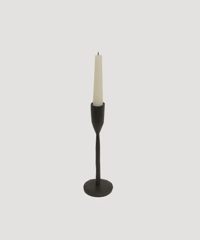 Candle holder - black short