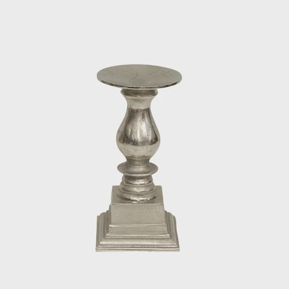 Candle holder - Silver short
