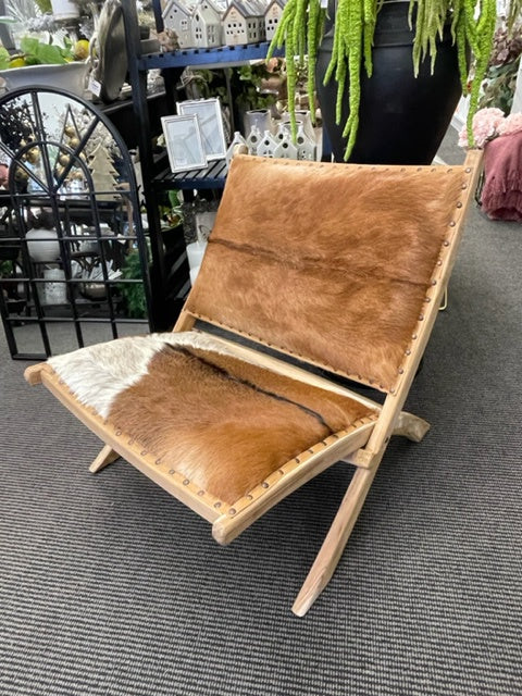 Chair - Teak & leather
