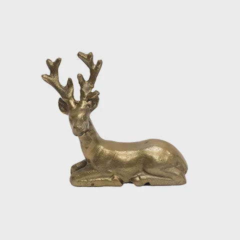Deer - Antique Gold Sitting