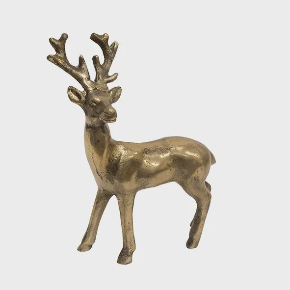 Deer - Antique Gold Standing