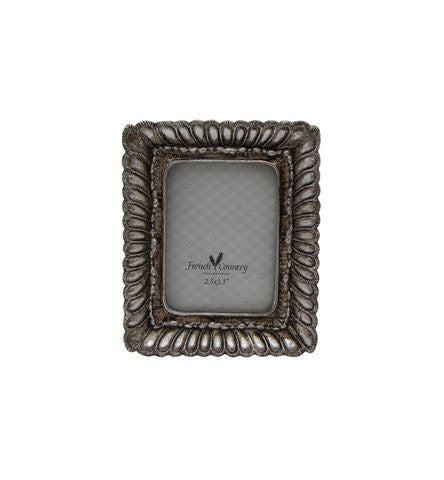 Photo frame - fanned rectangle pewter