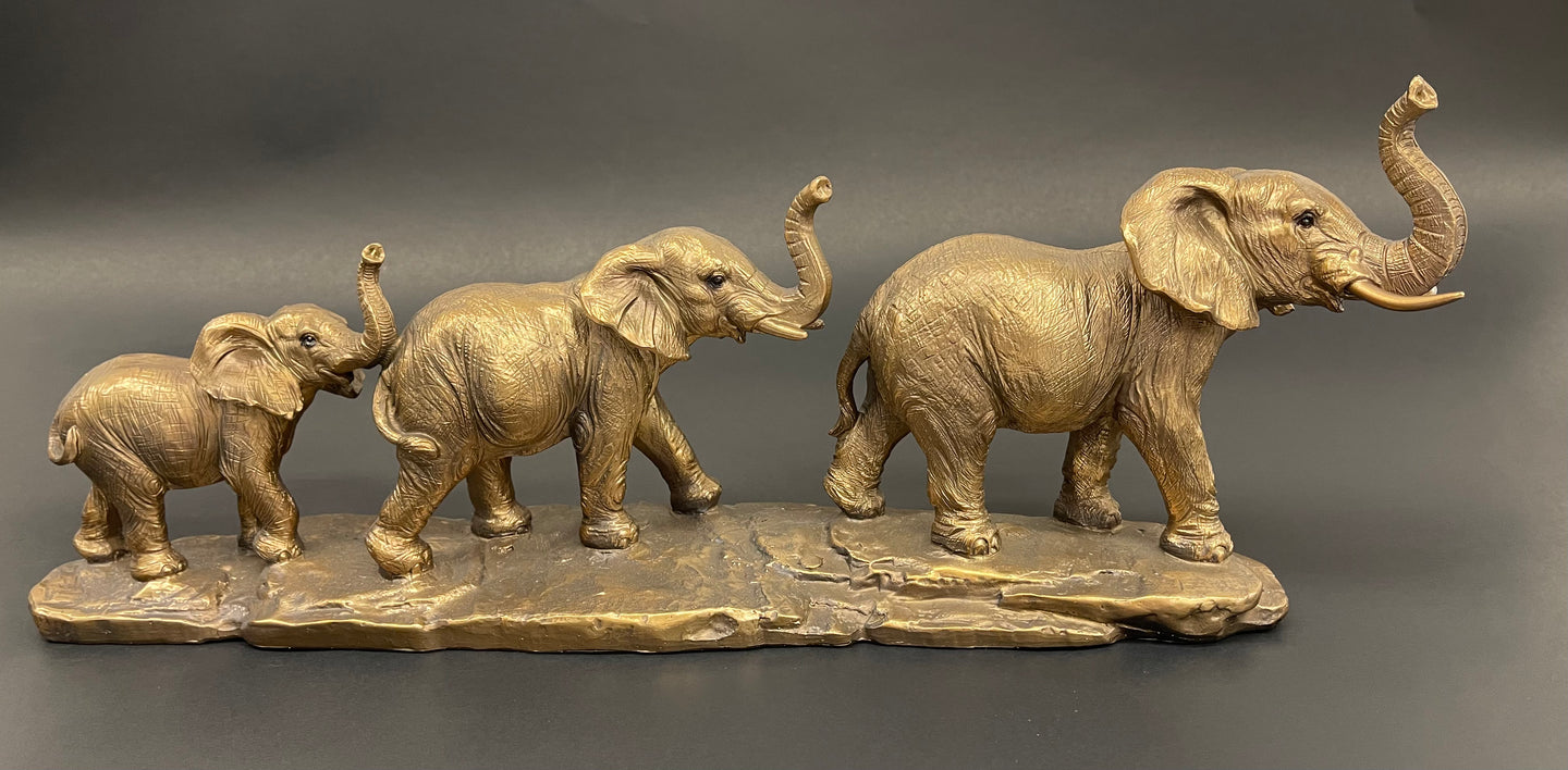 Elephant Bronze Family