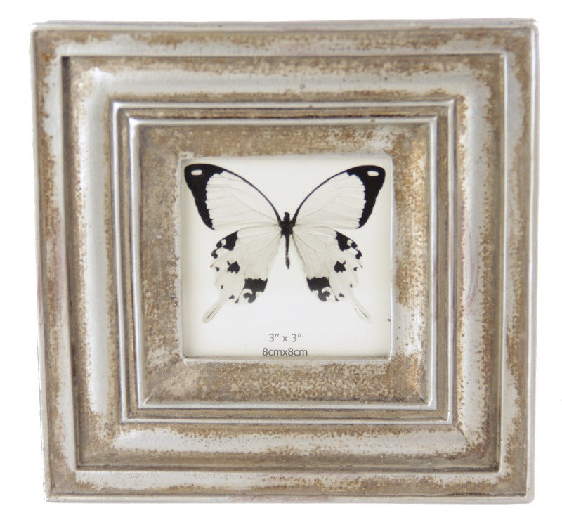 Photo frame - Champagne stepped 3x3