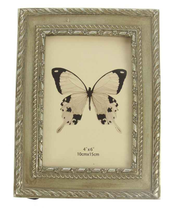 Photo Frame - Champagne Daisy Inner Edge  4x6