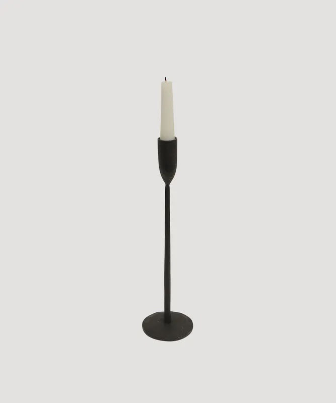 Candle Holder - Black tall