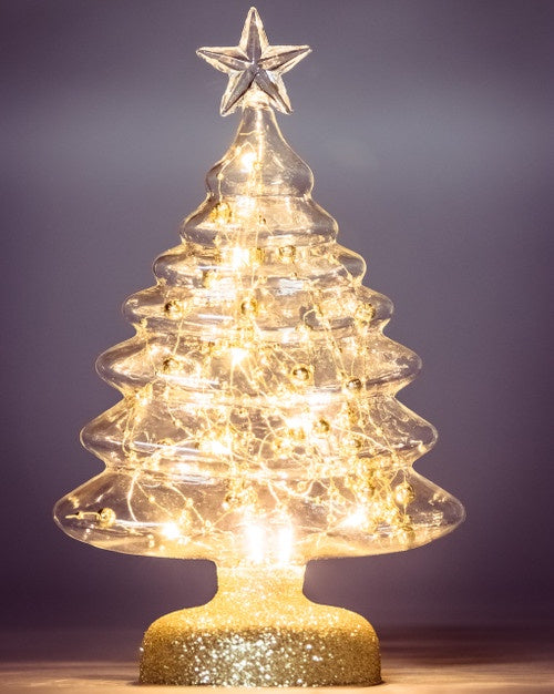 Tree - Christmas Gold beaded